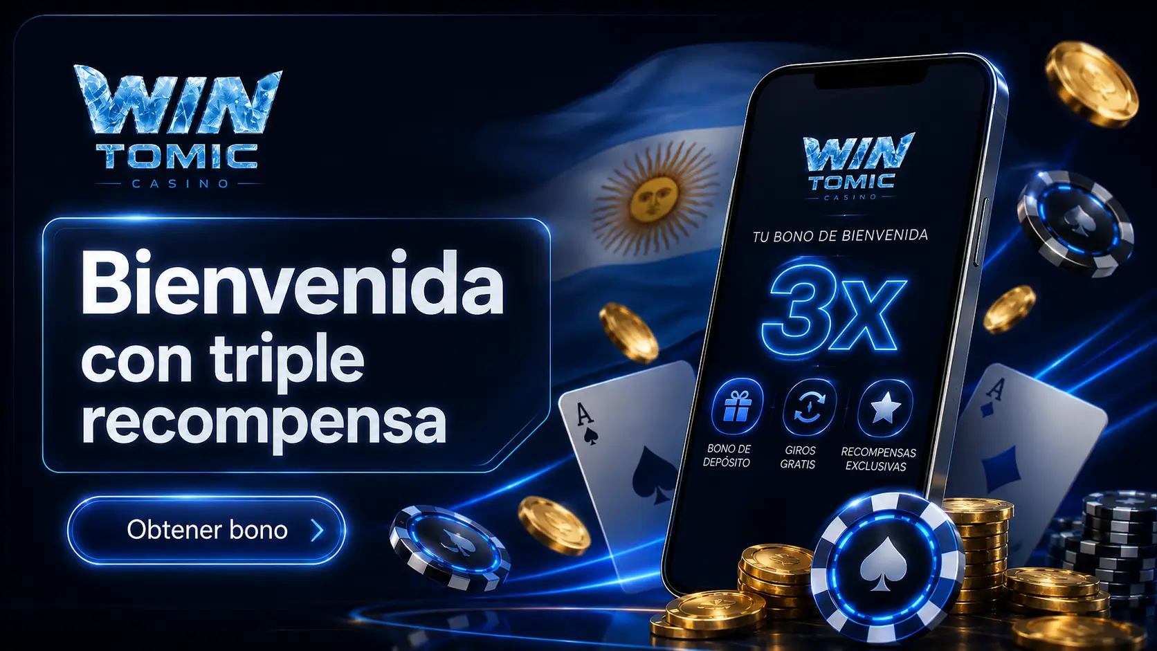 Bienvenida con triple recompensa
