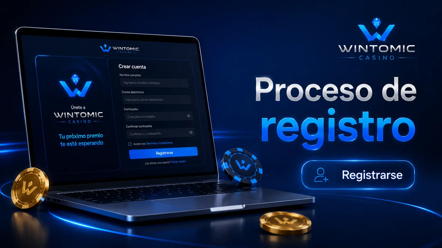 Proceso de registro en Wintomic desde Argentina